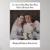 の結婚モザイク ポスター (正面)