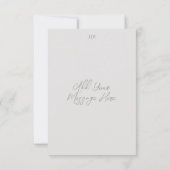 の結婚モノグラムサンキューカード サンキューカード (裏面)