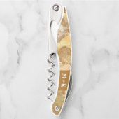 の結婚モノグラム金絵を描箔調質 ソムリエナイフ (正面)