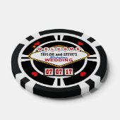 の結婚ラスベガスのカジノ好意トランプのポーカーチップ ポーカーチップ (シングル)