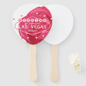 の結婚ラスベガスのファン集 ハンドファン (正面&裏面)