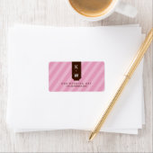 の結婚ラベルシール::キャンディストライプ3L ラベル (インサイチュ)