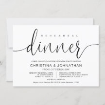 の結婚リハーサルとディナー、書モダン道