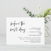 の結婚リハーサルのディナー最高の前 招待状 (スタンド正面)