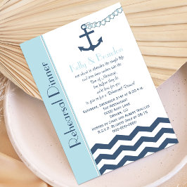 の結婚リハーサルディナー招待状- 航海の 招待状