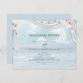 の結婚リハーサル |エレガントビーチ流木チュレ 招待状