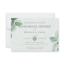 の結婚リハーサル エレガント|水彩ユーカリ