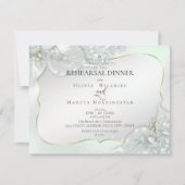 の結婚リハーサル | ハネデューグリーンきらめく 招待状 (正面)