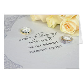 の結婚リングや輪とバラ