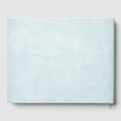 の結婚リングや輪と砂の貝殻 ゲストブック (裏面)