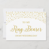 の結婚リングや輪サンキューカード 招待状 (正面)