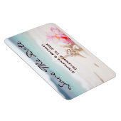 の結婚リングや輪ビーチ結婚式日付磁石を保存 マグネット (右側)