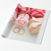 の結婚リングや輪ラップ紙 ラッピングペーパー (アンロールド)