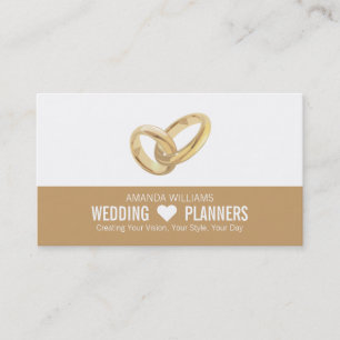 の結婚リングや輪、の結婚イベントプランナー 名刺