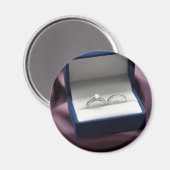 の結婚リングや輪 マグネット (正面/裏面)