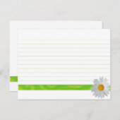 の結婚レシピカードブライトデイジー ポストカード (正面/裏面)