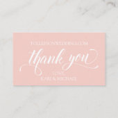 の結婚レジストリカード – Marsala Bouquet エンクロージャーカード (裏面)