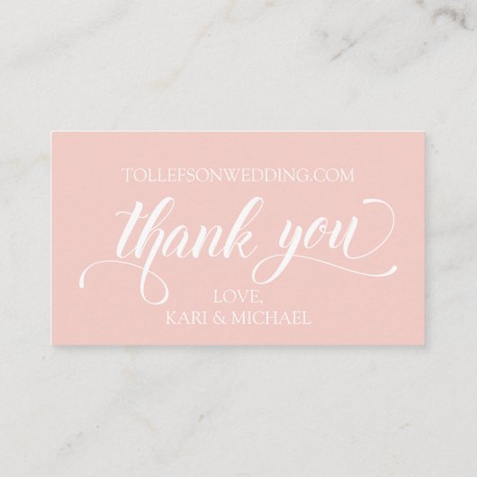 の結婚レジストリカード – Marsala Bouquet エンクロージャーカード (裏面)