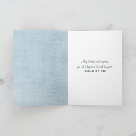 の結婚ロウソク カード (内部)