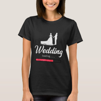 の結婚ロード – 新婦おもしろい婚約マー Tシャツ