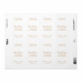 の結婚ワインありがとう ラベル (フルシート)