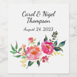 の結婚ワインまたは飲料ラベル ワインラベル