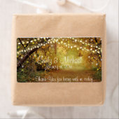 の結婚ワイン/水ラベル文字列ライト ラベル (インサイチュ)