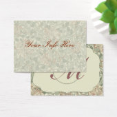 の結婚ヴィンテージカード (デスク)