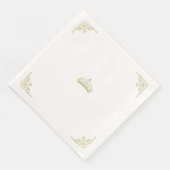 の結婚ヴィンテージフローラオーナメントクラシック招待状 (コーナー)