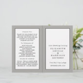 の結婚二折プログラム (スタンド正面)