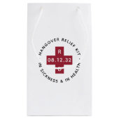 の結婚二日酔いレリーフ、 浮き彫りキット スモールペーパーバッグ (裏面)