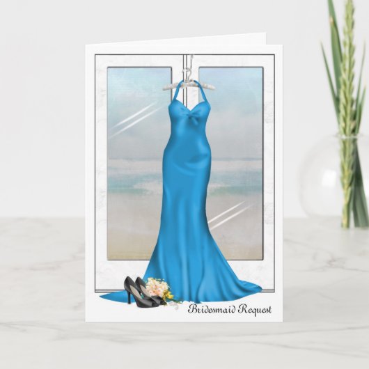 の結婚付き添い人要求 招待状 (正面)