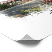 の結婚会場フォトマスク新郎新婦カップル ポスター (角)