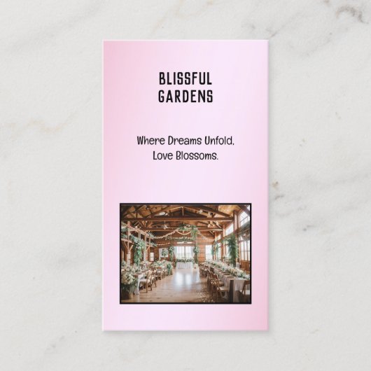 の結婚会場QR写真 名刺 (正面)