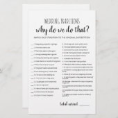 の結婚伝統ゲーム（説明の回答） (正面/裏面)