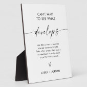 の結婚使い捨てカメラのサイン結婚、の写真ゲーム フォトプラーク (側面)