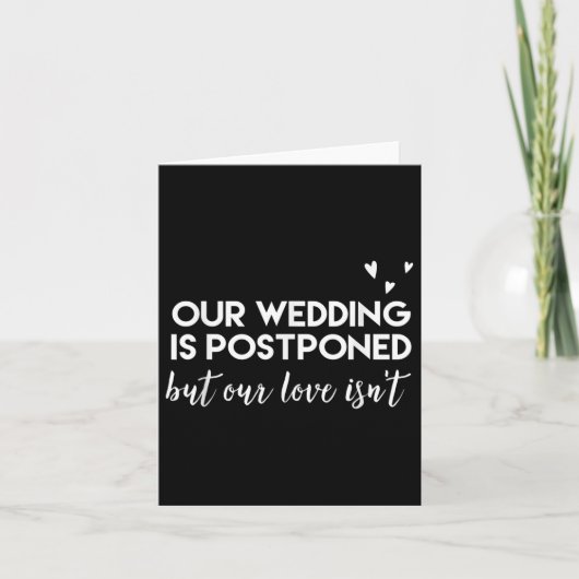 の結婚先延ばしでかわいいおもしろい贈り物_品 カード (正面)