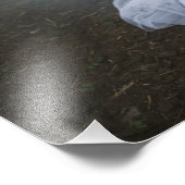 の結婚写パーソナライズされた真の禁止名 フォトプリント            (角)