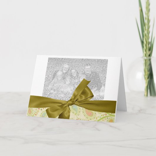 の結婚写真のメモ カード (正面)