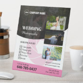 の結婚写真の台座標識 台座サイン (インサイチュ)