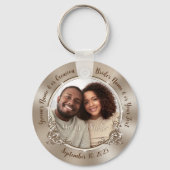 の結婚写真の好み結婚、のキーホルダー キーホルダー (正面)