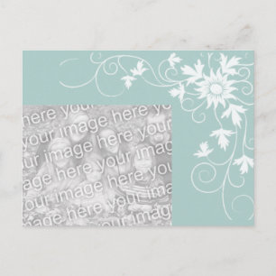 の結婚写真の発表 案内ポストカード