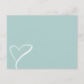 の結婚写真の発表 案内ポストカード (裏面)