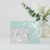 の結婚写真の発表 案内ポストカード (スタンド正面)