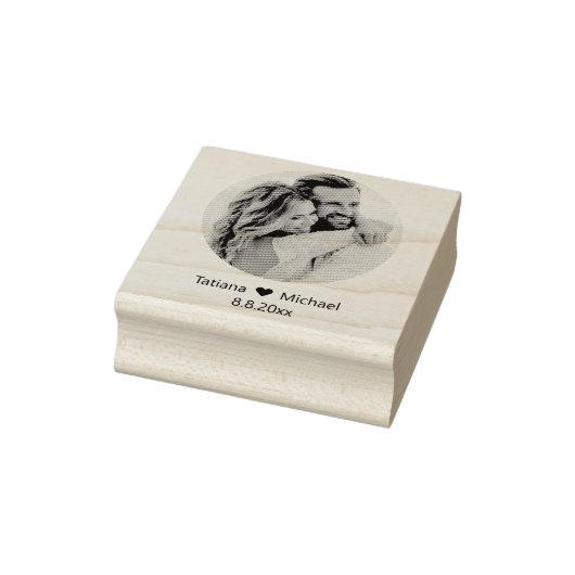 の結婚写真は日付を保存 ラバースタンプ (スタンプ)