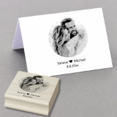 の結婚写真は日付を保存 ラバースタンプ