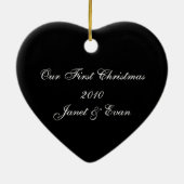 の結婚写真オーナメント セラミックオーナメント (裏面)