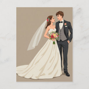 の結婚写真カード ポストカード