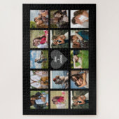 の結婚写真コラージュ ジグソーパズル (縦)