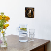 の結婚写真スモダンクリプトの愛ハート 箔ポスター (レイダウン (キッチン))